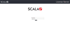 Desktop Screenshot of license.scala.com